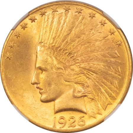$10 1926 $10 INDIAN GOLD – NGC MS-63