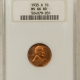 Lincoln Cents (Wheat) 1934-D LINCOLN CENT PCGS MS-66 RD