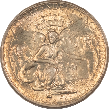 New Certified Coins 1936-D TEXAS COMMEMORATIVE HALF DOLLAR – PCGS MS-66+, PREMIUM QUALITY!