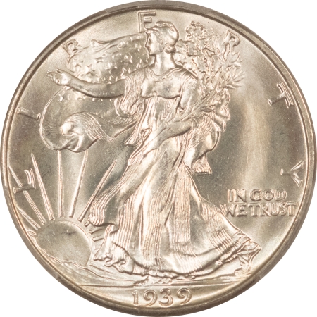 New Certified Coins 1939-D WALKING LIBERTY HALF DOLLAR – PCGS MS-66, FRESH WHITE!