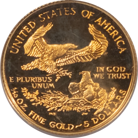 American Gold Eagles, Buffaloes, & Liberty Series 2007-W $5 1/10 PROOF AMERICAN GOLD EAGLE – PCGS PR-69 DCAM, FIRST STRIKE!