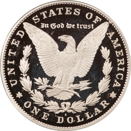 Dollars 2023-S MORGAN SILVER DOLLAR COMMEMORATIVE, GEM PROOF IN ORIGINAL MINT PKG, FRESH