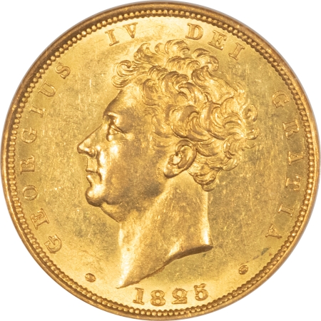 New Certified Coins 1825 GREAT BRITAIN GOLD SOVEREIGN NGC AU-58 KM-696