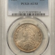 Early Halves 1824/4 CAPPED BUST HALF DOLLAR, O-110 – NGC AU-53, LUSTROUS & ATTRACTIVE