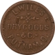Civil War & Hard Times 1837 HARD TIMES TOKEN, NOT 1C, MERCHANT EX OF WALL ST, NY R-1, W-NY-760/20a CIRC