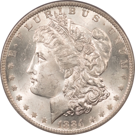 Morgan Dollars 1884-O MORGAN DOLLAR – PCGS MS-64, WHITE & FRESH!