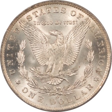 Morgan Dollars 1885-O MORGAN DOLLAR – PCGS MS-64, OLD GREEN HOLDER, PREMIUM QUALITY!