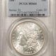 Morgan Dollars 1887 MORGAN DOLLAR – PCGS MS-64, BLAST WHITE, PREMIUM QUALITY!