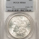 Morgan Dollars 1887 MORGAN DOLLAR – PCGS MS-64, BLAST WHITE, SEMI-PROOFLIKE!