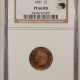 CAC Approved Coins 1893 INDIAN CENT – NGC MS-64 BN, CAC APPROVED!