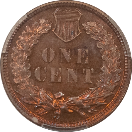 Indian 1891 PROOF INDIAN CENT – PCGS PR-64 RB, OBVERSE LOOKS CAMEO!