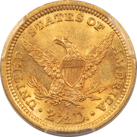 $2.50 1898 $2.50 LIBERTY GOLD – PCGS MS-62, LOWER MINTAGE!