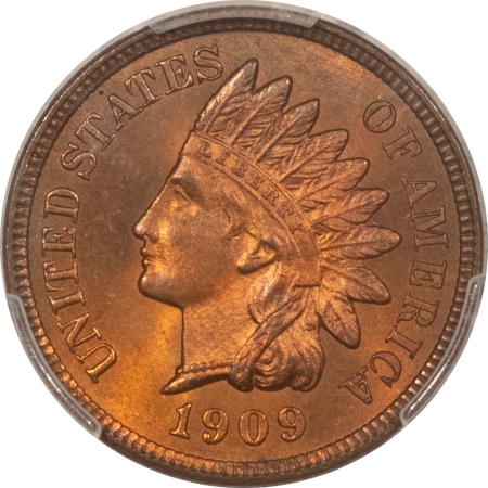 Indian 1909 INDIAN CENT – PCGS MS-65+ RB, PRETTY GEM!