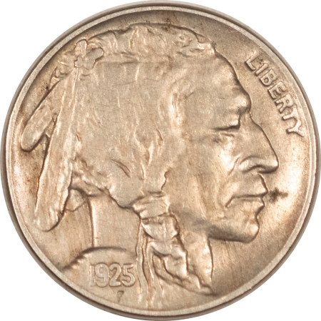 Buffalo Nickels 1925-D BUFFALO NICKEL – AU DETAILS W/ TRACES OF AN OLD CLEANING