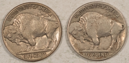 Buffalo Nickels 1934 BUFFALO NICKELS LOT/2 – HIGH GRADE CIRCULATED EXAMPLES!