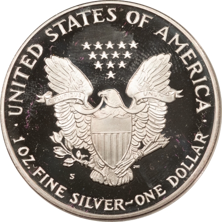 American Silver Eagles 1992-S $1 PROOF AMERICAN SILVER EAGLE, 1 OZ – GEM PROOF WITH BOX AND COA!