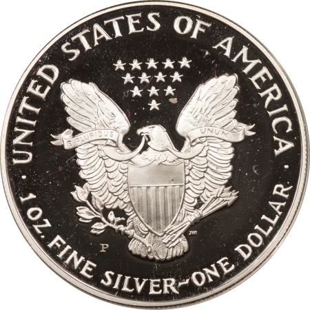 American Silver Eagles 1993-P $1 PROOF AMERICAN SILVER EAGLE, 1 OZ – GEM PROOF WITH BOX AND COA!