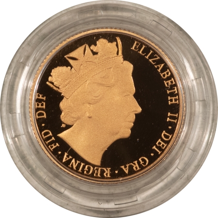 New Store Items 2016 GREAT BRITAIN PROOF GOLD SOVEREIGN, .2354 AGW, FRESH W/ ORIGINAL PACKAGING!