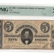 Confederate Notes 1861 $10 CONFEDERATE CSA, T-30, SERIAL #55909, PLATE 1, PCGS CURRENCY VF-30