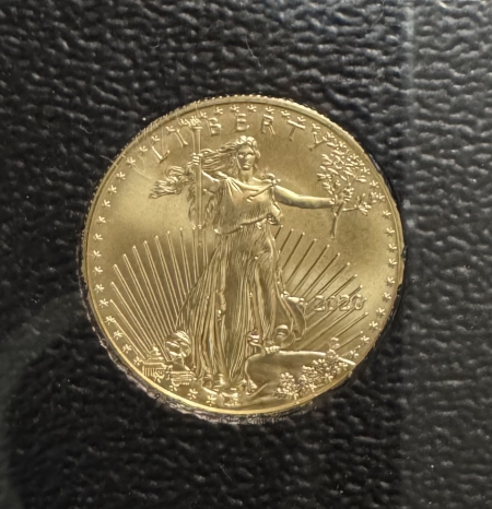 American Gold Eagles, Buffaloes, & Liberty Series 2020 $25 1/2 OZ AMERICANB GOLD EAGLE, FRESH PRISTINE EXAMPLE-VIRTUAL PEREFCTION!