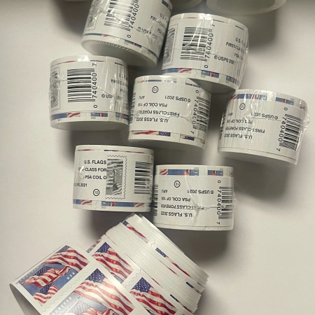 Postage NEW LOWER PRICE! 1000 USPS SELF-STICK FOREVER STAMPS-10 ROLLS $730 FV @ 60%!