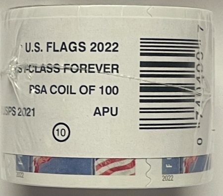 New Store Items REPEAT OF A SELL-OUT! 1000 USPS SELF-STICK FOREVER STAMPS-10 ROLLS $680 FV @ 65%