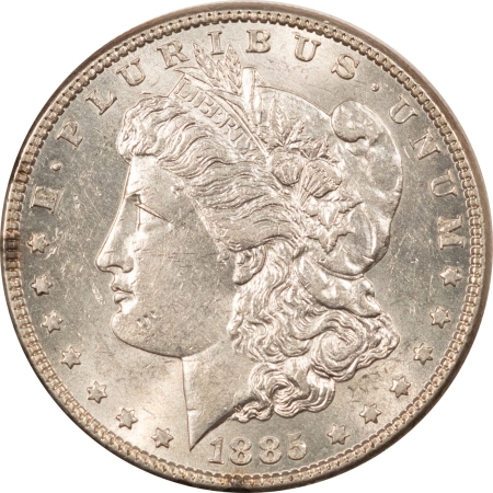 Morgan Dollars 1885 MORGAN DOLLAR – HIGH GRADE, NEARLY UNCIRCULATED, LOOKS CHOICE!