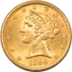 $5 1900 $5 LIBERTY HEAD GOLD – UNCIRCULATED!