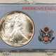 American Silver Eagles 1987 $1 AMERICAN SILVER EAGLE 1 OZ .999 – GEM UNCIRCULATED IN VINTAGE SNAP CASE!