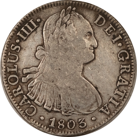 New Store Items 1803 FT MEXICO 8 REALES, KM-109 – HIGH GRADE CIRCULATED EXAMPLE!