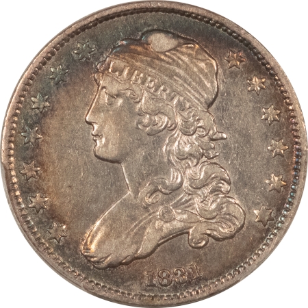 Capped Bust Quarters 1831 CAPPED BUST QUARTER, SMALL LETTERS – PCGS XF-40, PRETTY!