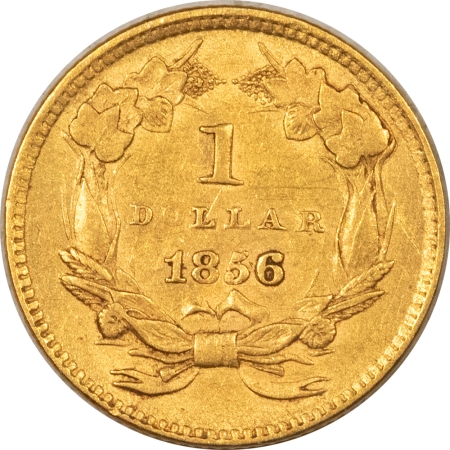 $1 1856 $1 GOLD DOLLAR, TYPE 3 – HIGH GRADE EXAMPLE! FRESH!