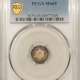 New Certified Coins 1862 THREE CENT SILVER – PCGS MS-66, STUNNING COLOR & PREMIUM QUALITY!