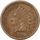 Indian 1873 OPEN INDIAN CENT – HIGH GRADE CIRCULATED EXAMPLE!