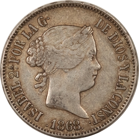 New Store Items 1868 PHILIPPINES 50C, KM-147 – HIGH GRADE CIRCULATED EXAMPLE!