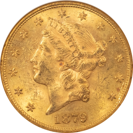 $20 1879 $20 LIBERTY GOLD NGC MS-60, FRESH, ORIGINAL, TOUGH DATE!