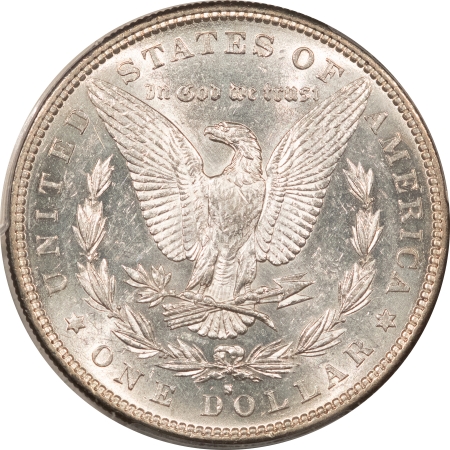 Morgan Dollars 1883-S MORGAN DOLLAR – PCGS AU-58, BLAST WHITE & NEARLY UNCIRCULATED