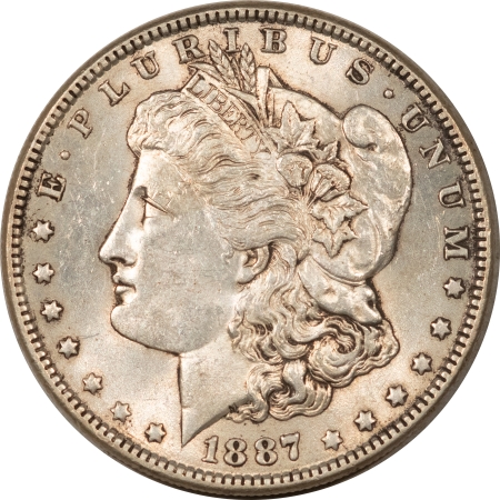 Morgan Dollars 1887 MORGAN DOLLAR – HIGH GRADE, NEARLY UNCIRCULATED, LOOKS CHOICE!