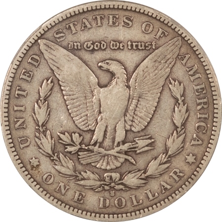 Morgan Dollars 1893-S MORGAN DOLLAR – PCGS F-15, NICE, KEY DATE!!