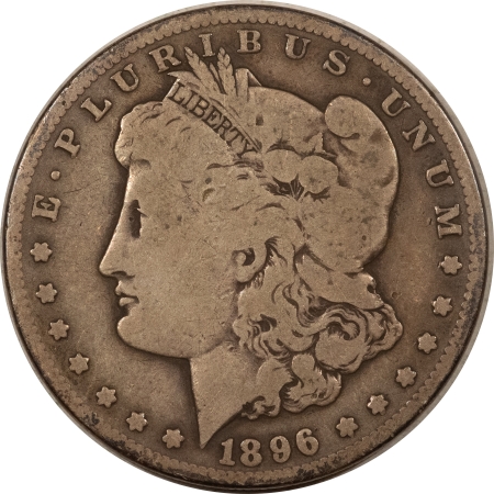 New Store Items 1896-S MORGAN DOLLAR – PLEASING CIRCULATED EXAMPLE, NICE! TOUGH DATE!