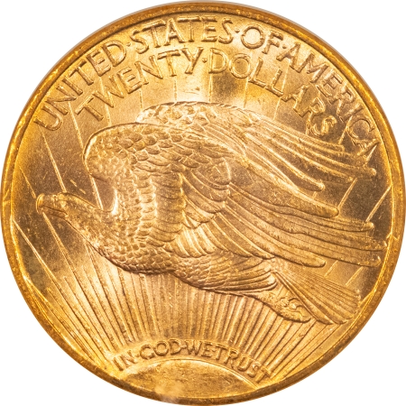 $20 1915-S $20 ST GAUDENS GOLD – NGC MS-65, FRESH & PQ GEM! FATTIE HOLDER!
