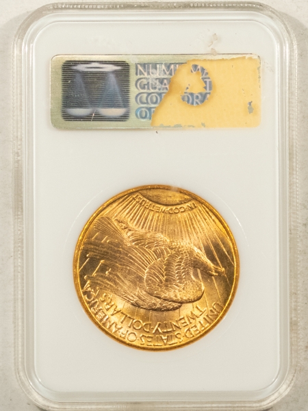 $20 1915-S $20 ST GAUDENS GOLD – NGC MS-65, FRESH & PQ GEM! FATTIE HOLDER!