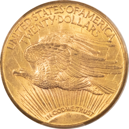 $20 1924-D $20 ST GAUDENS GOLD – PCGS MS-63, FRESH & LUSTROUS! TOUGH DATE!