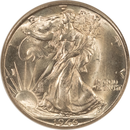 New Certified Coins 1946-D WALKING LIBERTY HALF DOLLAR – NGC MS-65, FATTIE HOLDER, PREMIUM QUALITY!