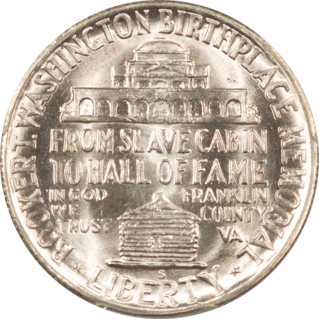 New Certified Coins 1949-S BOOKER T WASHINGTON COMMEMORATIVE HALF DOLLAR – PCGS MS-66, BLAZER! PQ!