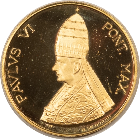 New Store Items 1960s-70s VATICAN CITY POPE PAUL VI GOLD MEDAL 10 GRAMS .900 GOLD .288 AGW PROOF