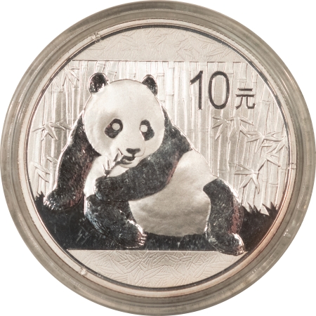 Bullion 2015 10 YUAN CHINA PANDA 1 OZ .999 SILVER – GEM UNCIRCULATED IN ORIGINAL CAPSULE