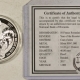 Bullion 2021 RWANDA 50 FRANCS NAUTICAL OZ .999 SILVER SEDOV – GEM PROOF W/ OGP