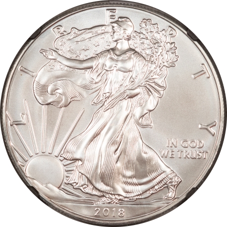 American Silver Eagles 2018 $1 AMERICAN SILVER EAGLE 1 OZ – NGC MS-70, FIRST DAY ISSUE! ELIZABETH JONES