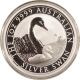 New Store Items 2018 AUSTRALIA 1 OZ .9999 SILVER SWAN, GEM BU IN ORIGINAL CAPSULE